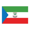 Flag of Equatorial Guinea Temporary Tattoo (1.5"x2")